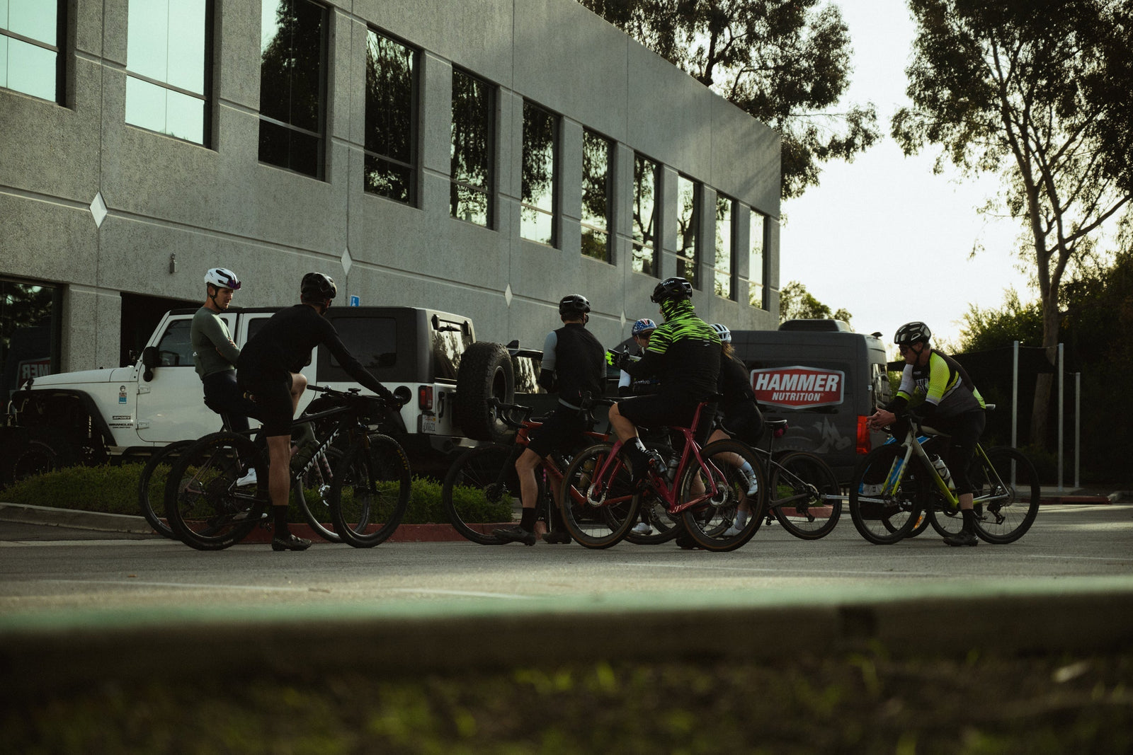 Almsthre group ride in san diego