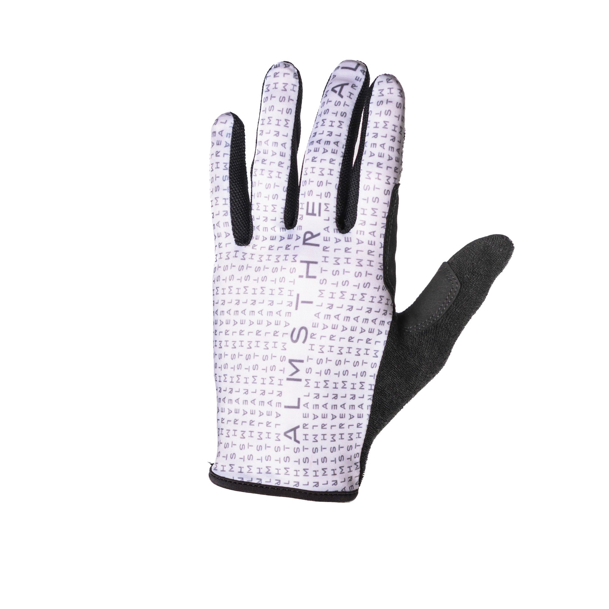 ALMSTHRE Padded Full Finger Glove Sterling Silver L