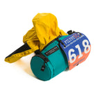 turquoise ALMSTHRE cycling handlebar bag 
