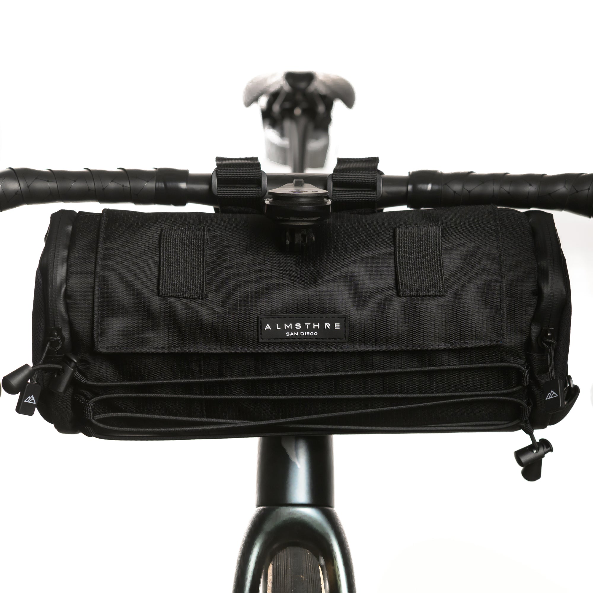best handlebar bag for gravel bike Almsthre Signature XL Bar Bag (Midnight Black)