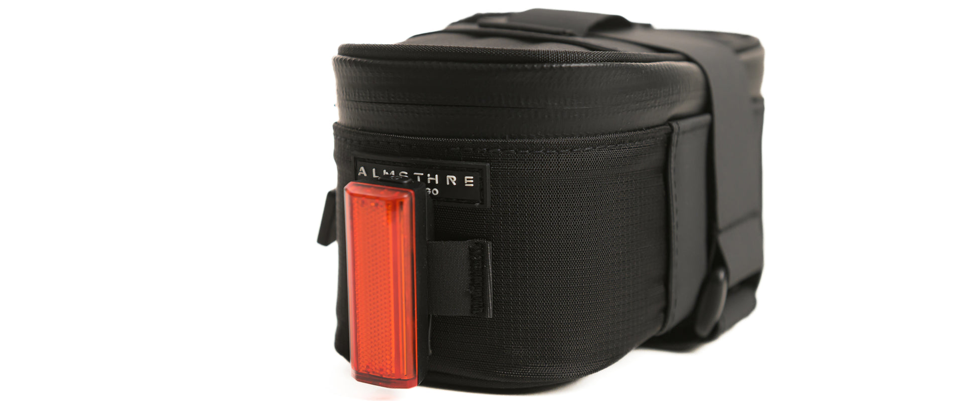 large cycling saddle bag tail light mount 