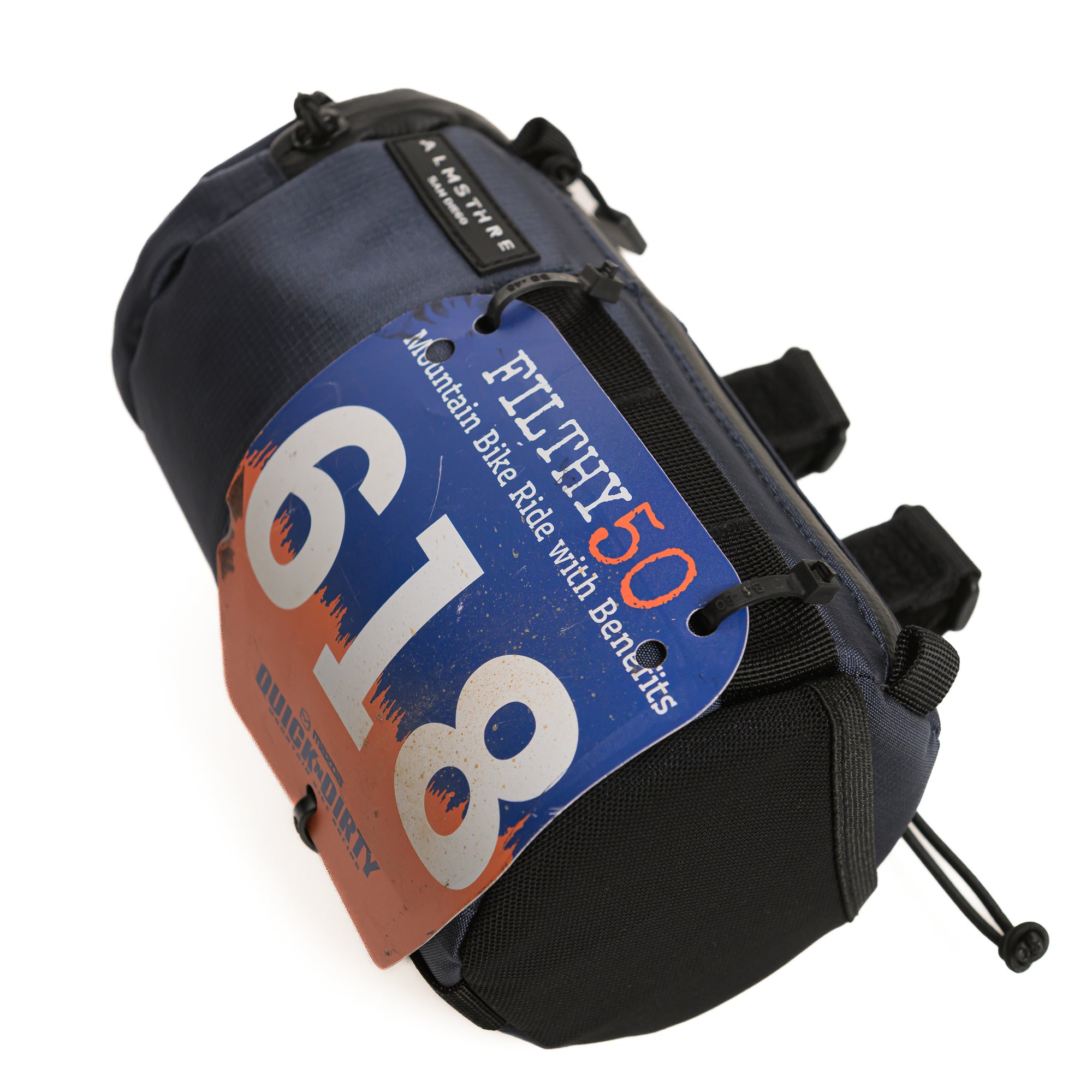 cycling handlebar bag race number mounting 